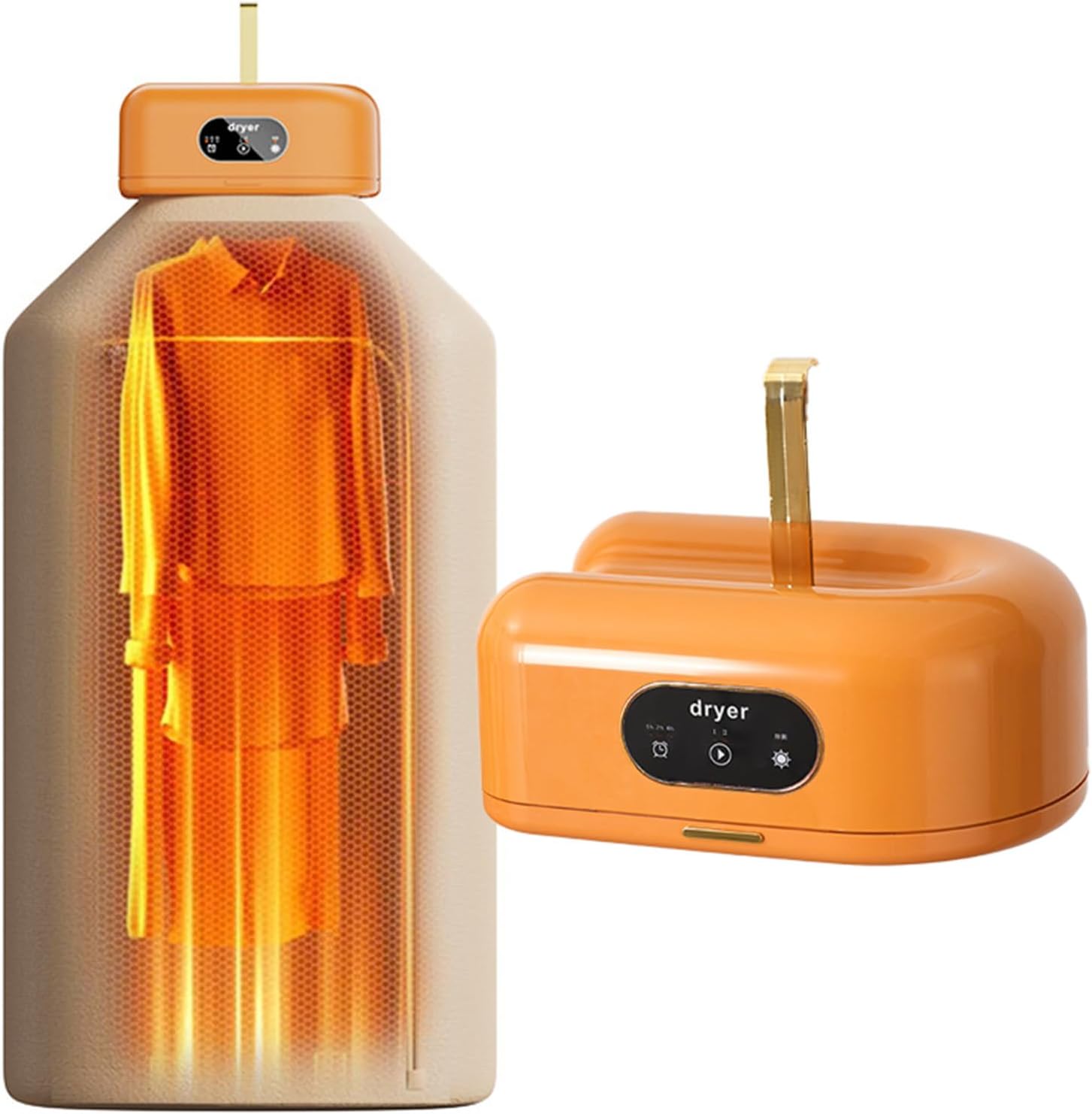 Portable Clothes Dryer Foldable 110V Electric,Fast Drying for Apartments, RV,Camping,Large Capacity 10 Items,Compact Space-Saving Design,Dual Modes & Auto Shutoff