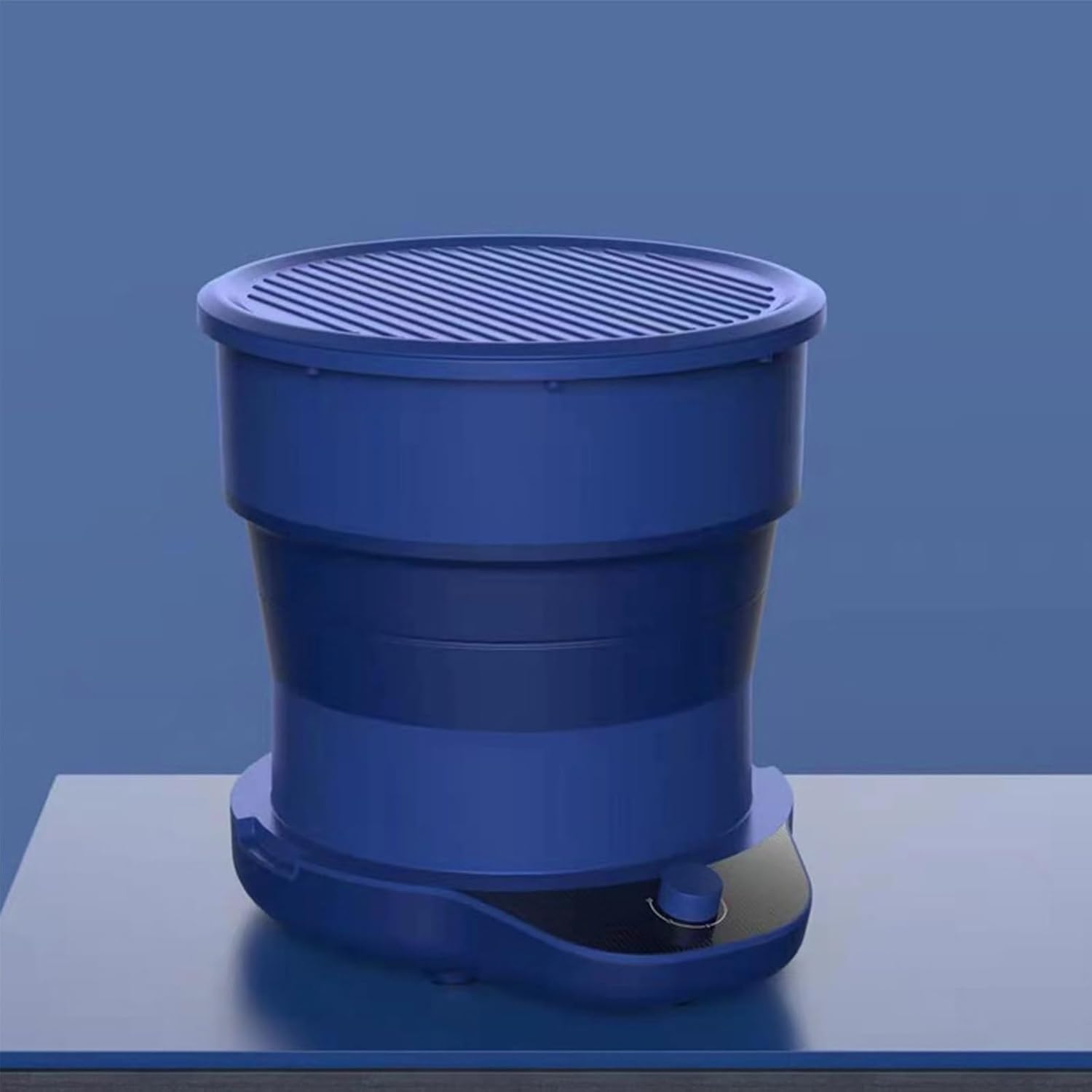 DELURA Portable Washing Machine-Foldable Mini Small Washer for Washing Underwear or Small Items, Suitable for Apartment, Laundry, Camping, RV, Travel (Color : B)