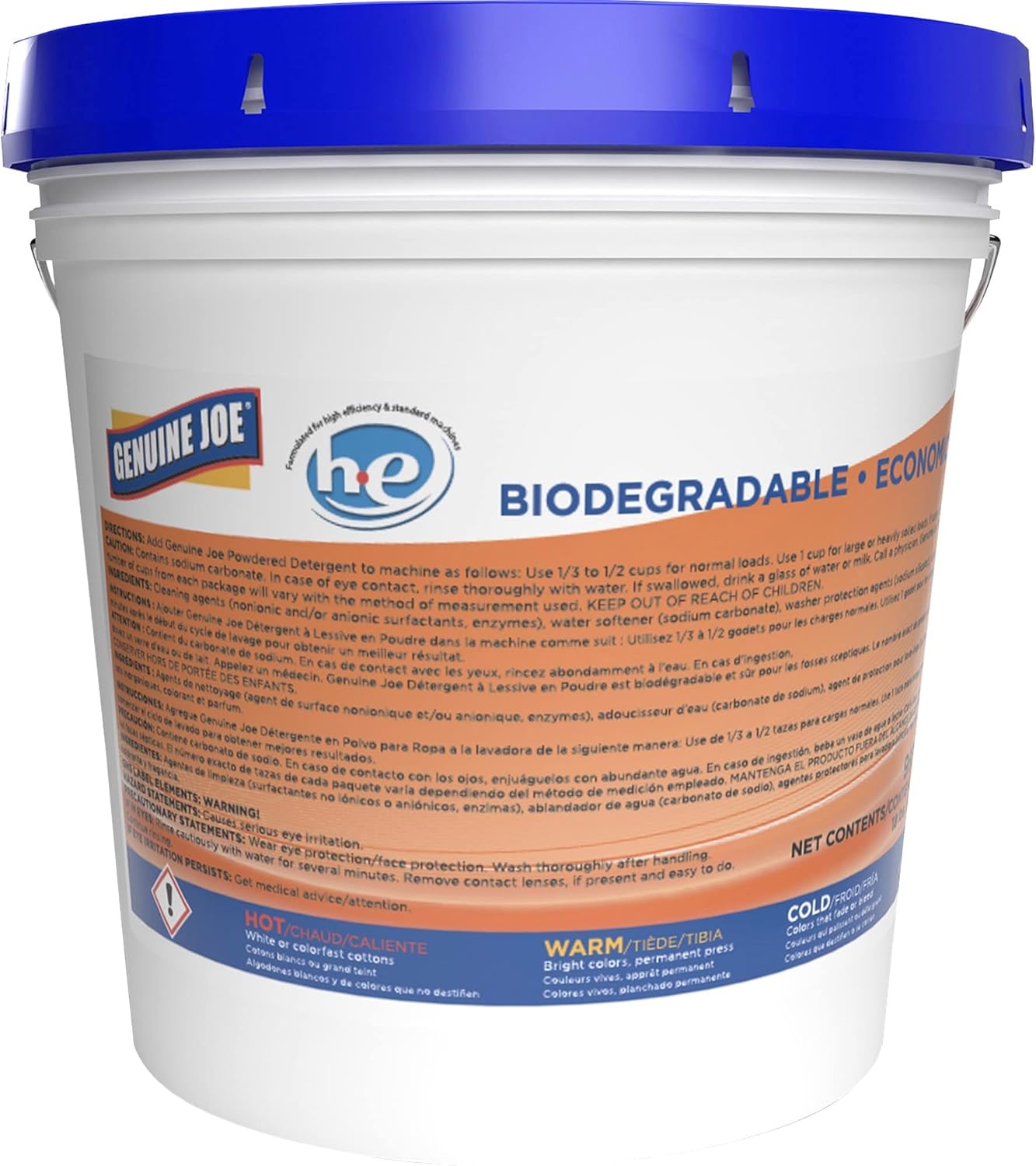 Genuine Joe Economical Powdered Laundry Detergent, 288 oz (18 lb), 1 Each