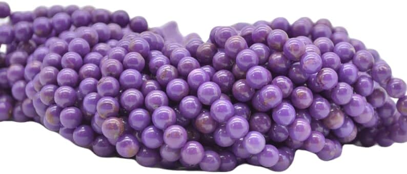 13 inch Strand of Natural gem phosphosiderite, 8mm Round Smooth Beads for DIY Jewelry Making. | Beads_06181