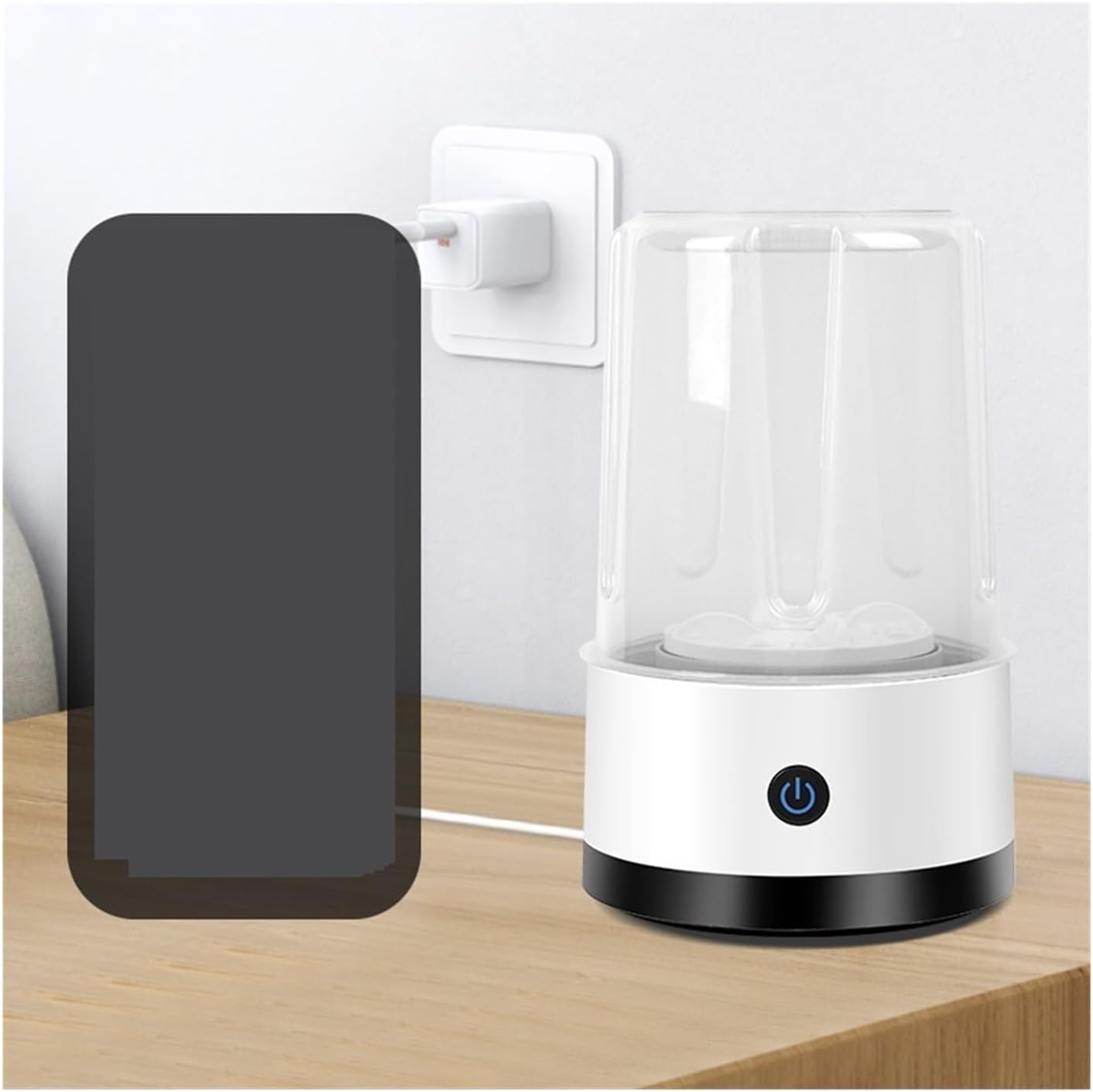 Compact Laundry. Portable Washer Portable Washing Machines for Apartments Charging Silent Washing for Underwear Panty Sock .Portable(White)