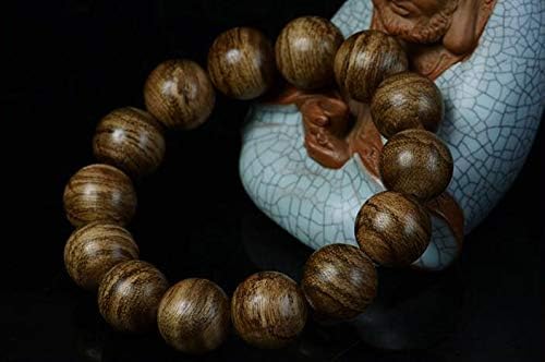 GLW Indonesia Tarakan 16 mm Wild Agarwood Aloewood Mala Meditation Prayer beads #692