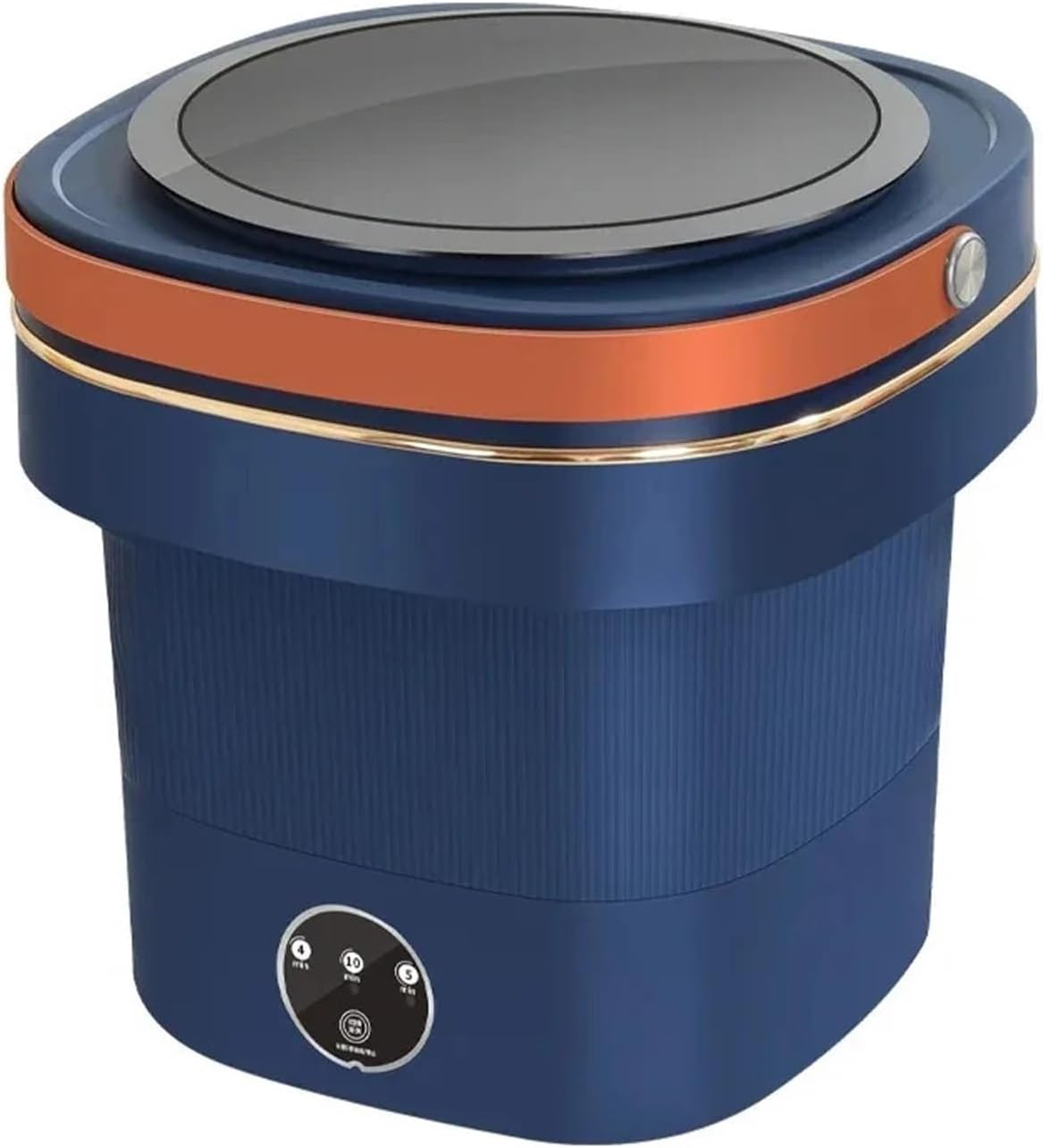 Compact Laundry. New Foldable Washing Machine 9L Big Capacity Portable Mini Socks Underwear Panties Washing Machine With Spinning Dry .Portable