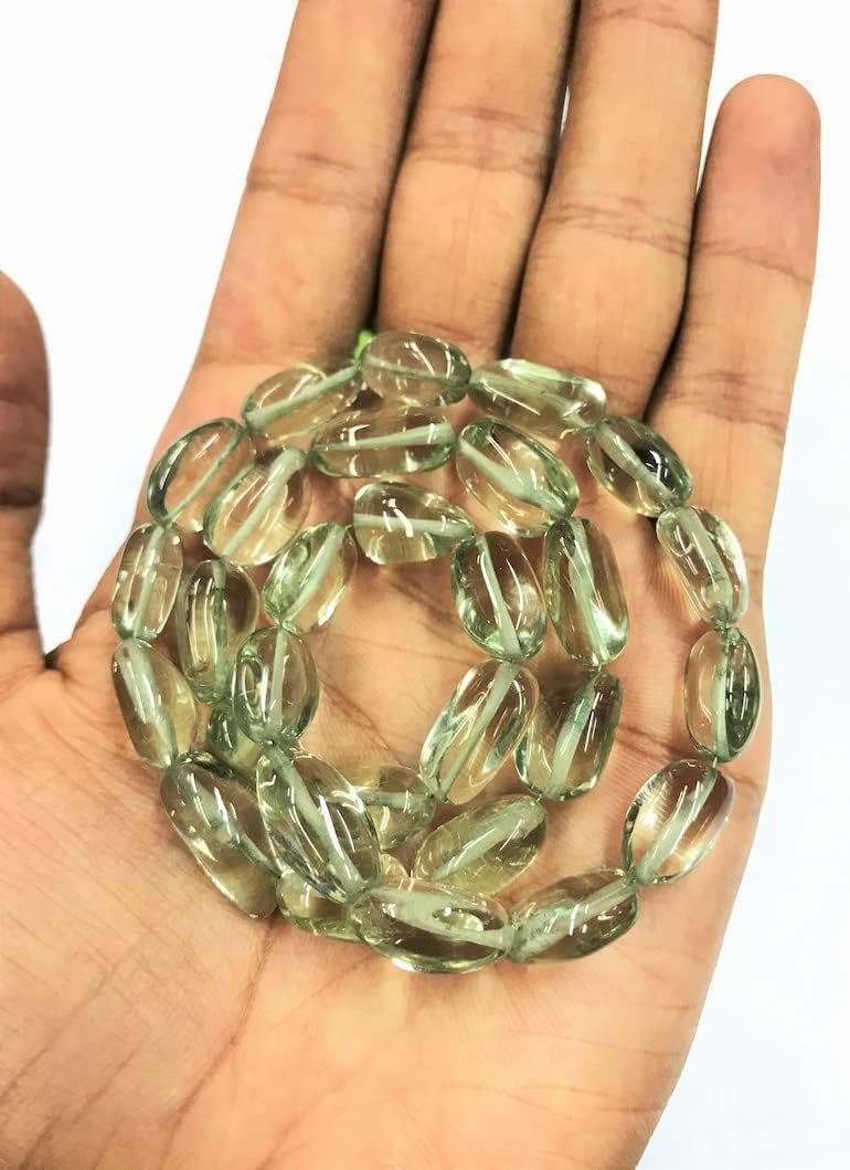 Natural Amethyst Nugget Smooth Beads 14x16 16 inch Long String Jewelry Making Gemstone Beads for Necklace Bracelet