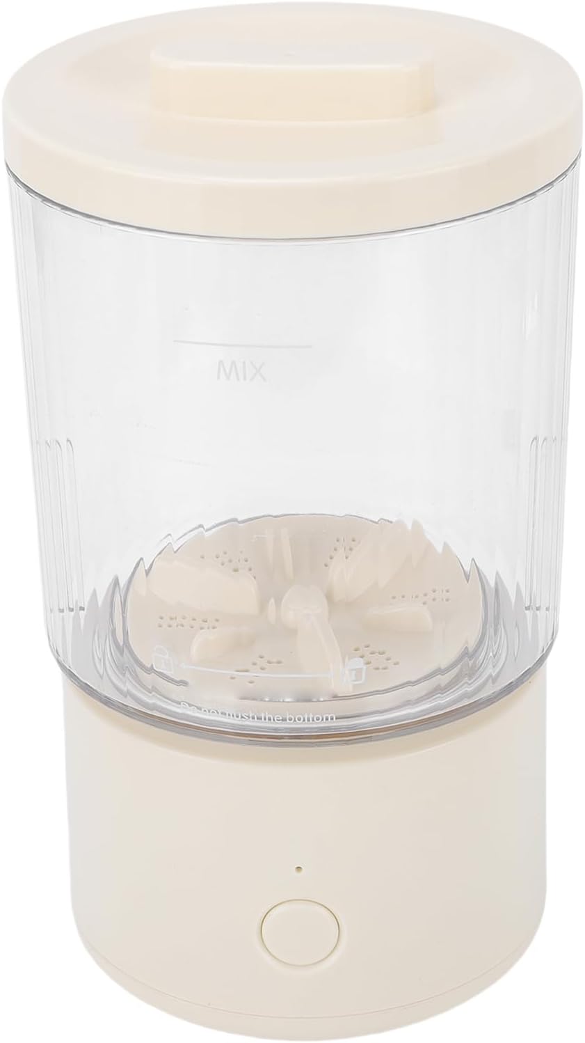 TOPINCN Portable Mini Underwear Washing Machine 1600ml Rechargeable Laundry Washer Quiet Operation for Travel Apartment Dorm for Small Loads