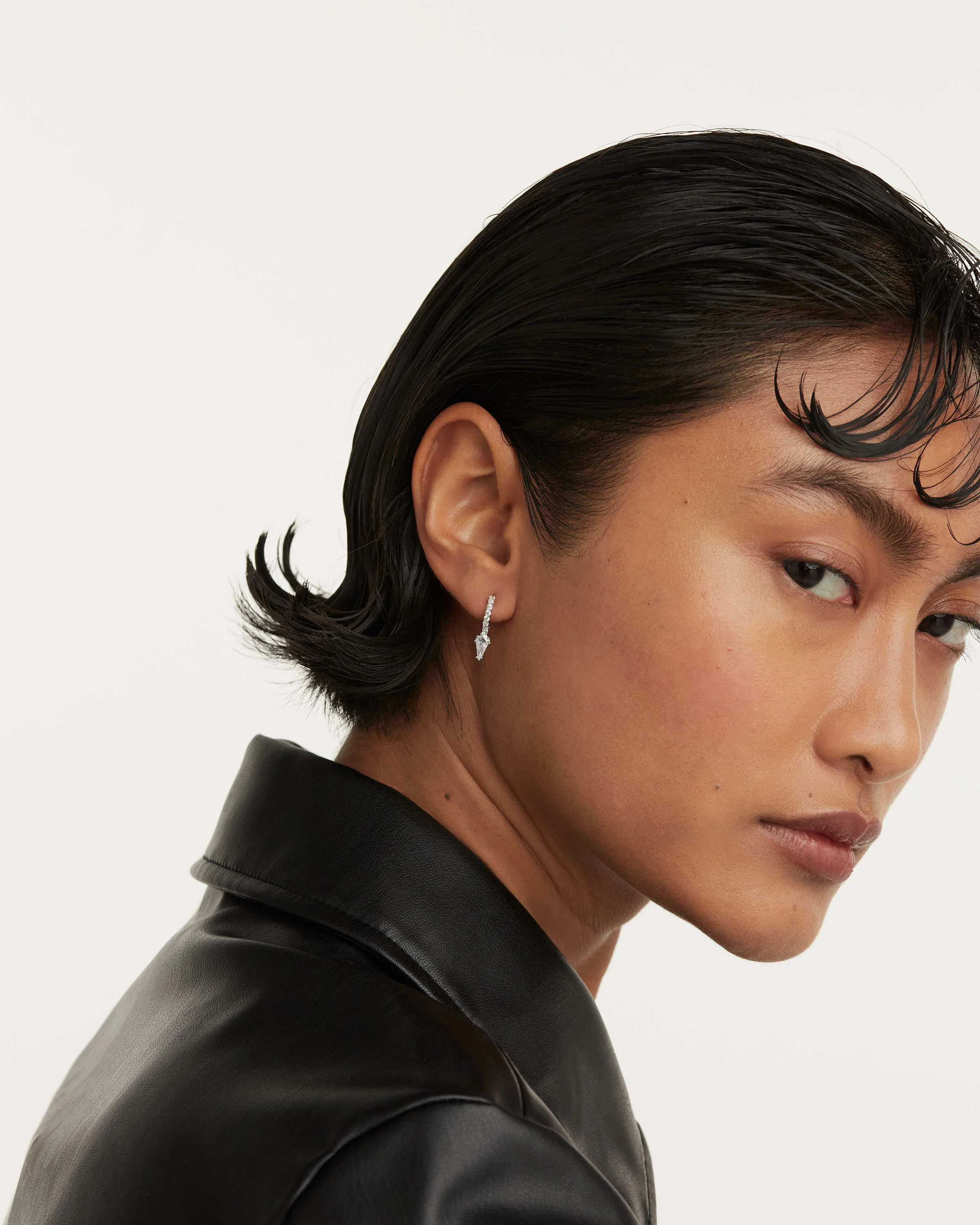 Manila Single Silver Earring