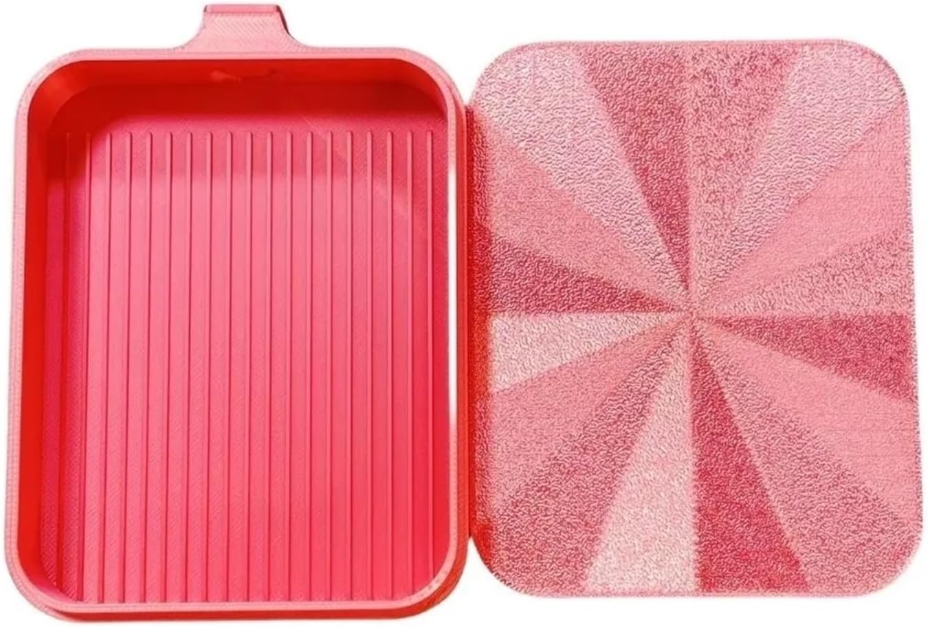 4/10pcs DIY Craft Diamond Painting Tray Storage Box Embroidery Large Capacity Beading Plates Plastic Multi-Color(Rose red,10pcs)