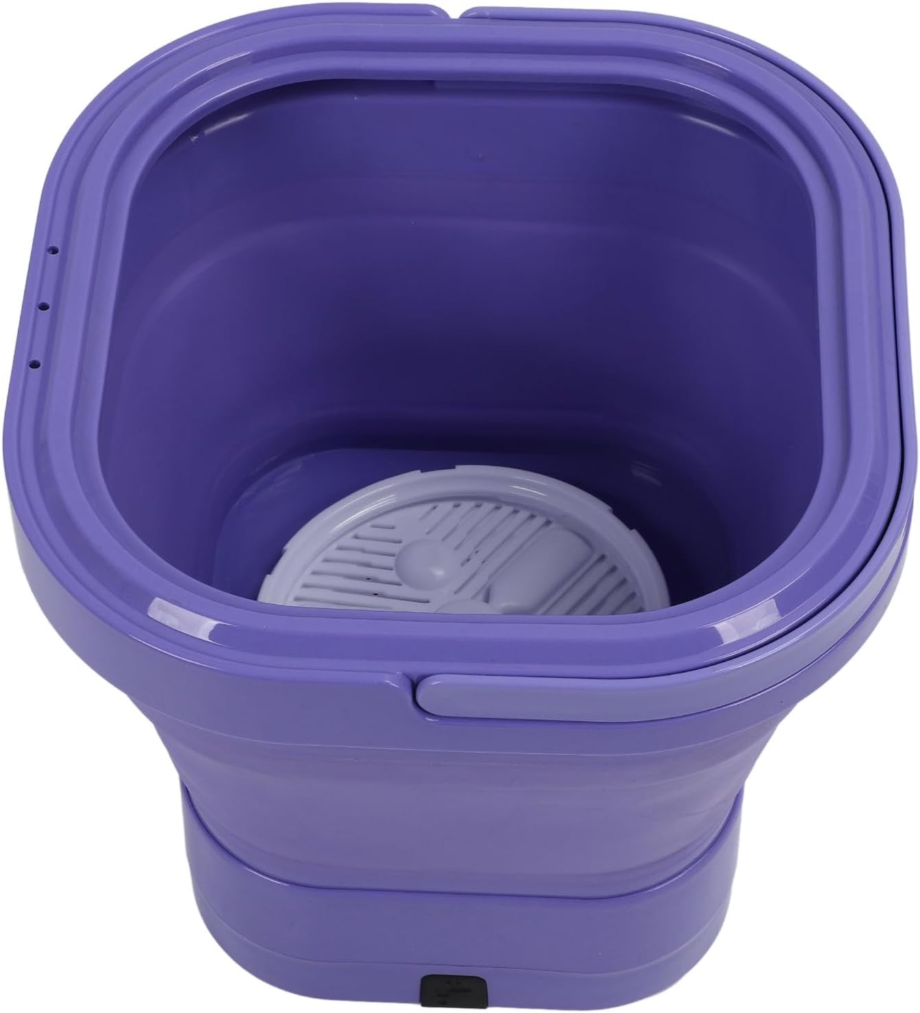 Yoidesu Portable Washing Machine, Foldable Washer, Deep Cleaning of Underwear, Baby Clothes and Other Small Clothes, Mini Washer for Apartments, Dormitories, Hotels (Purple)