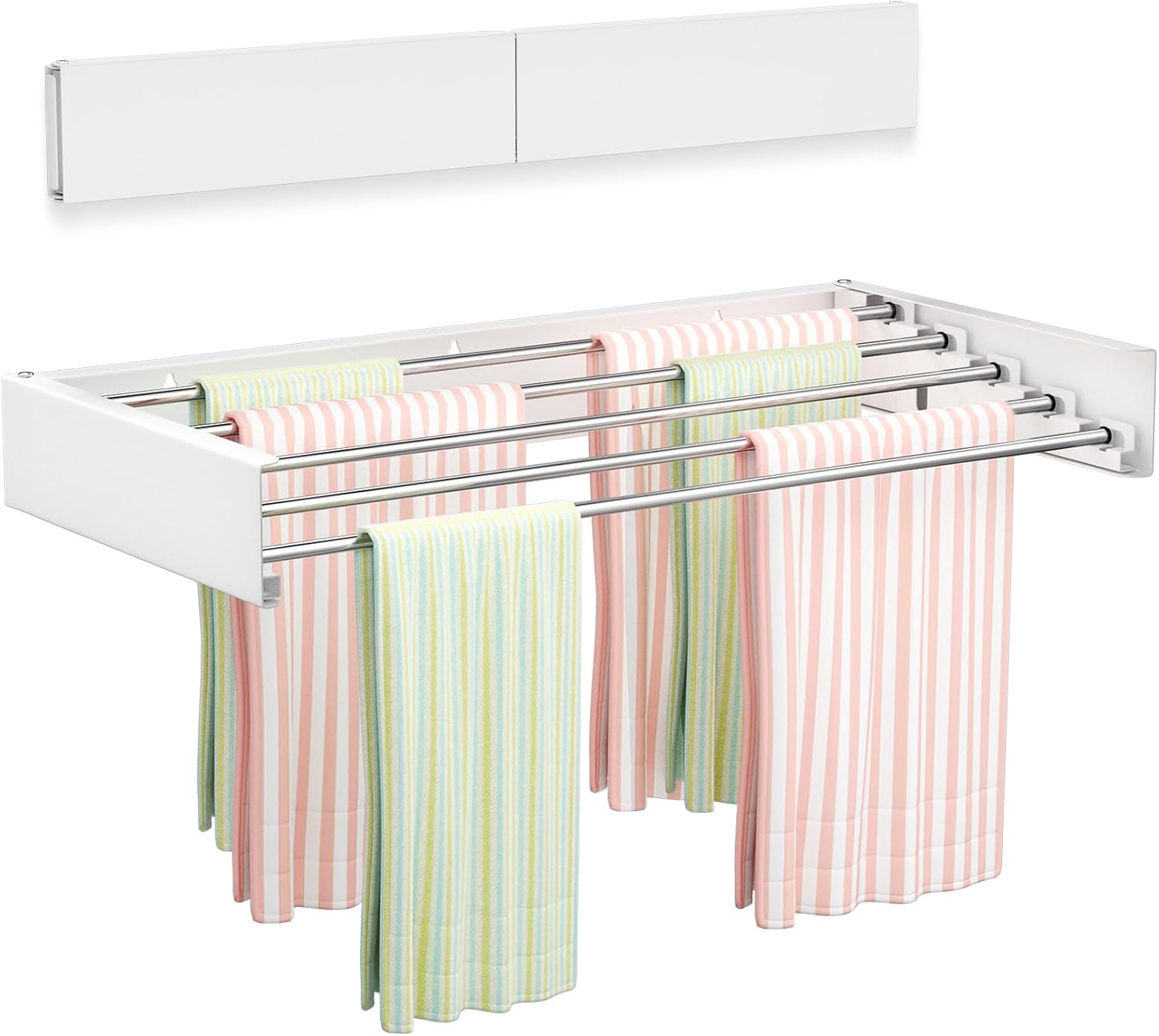 Wall Mounted Clothes Drying Rack 23.6