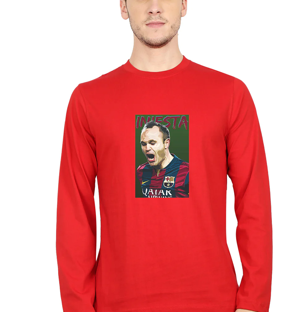 iniesta Full Sleeves T-Shirt for Men