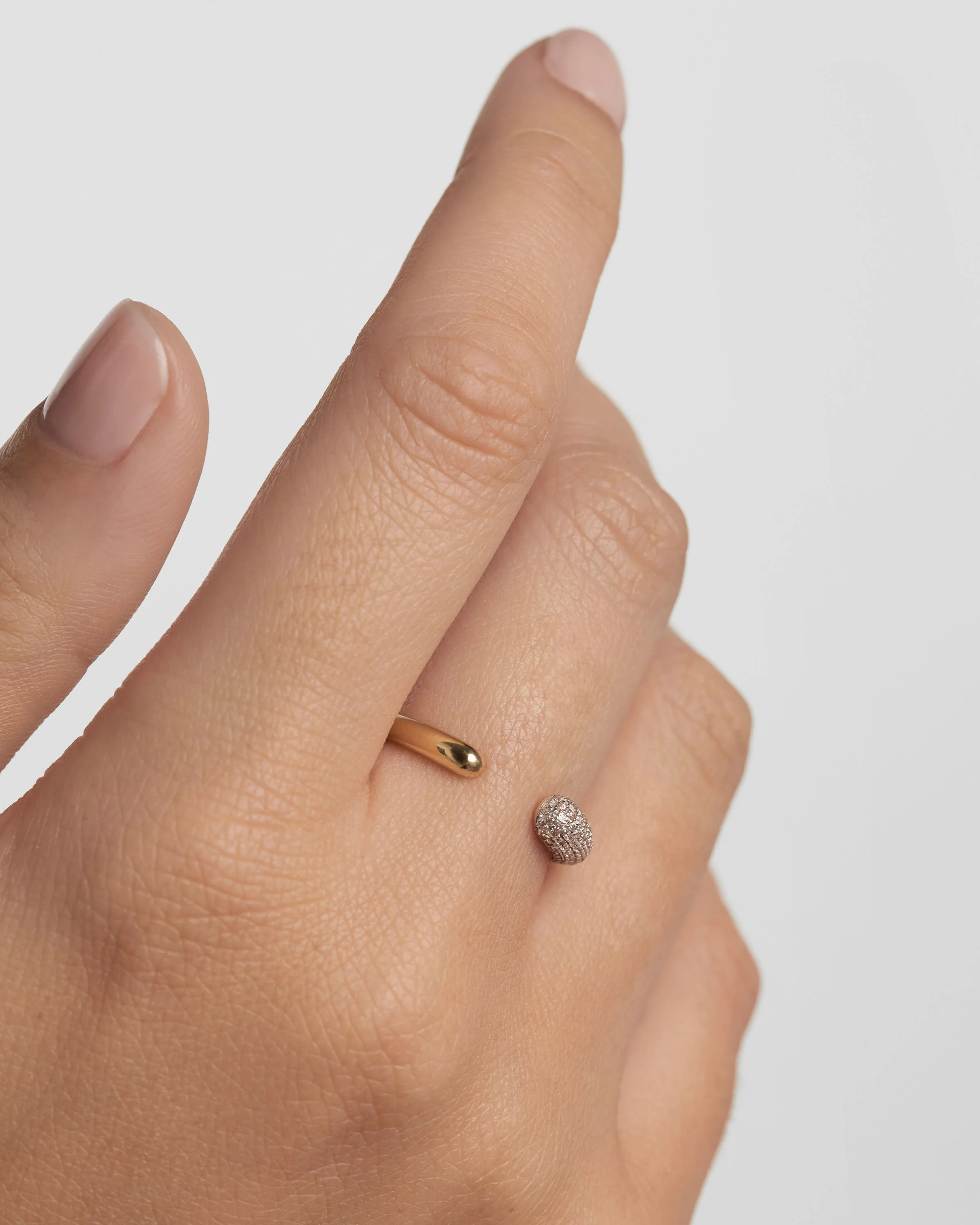 Diamonds and Gold Soho Ring