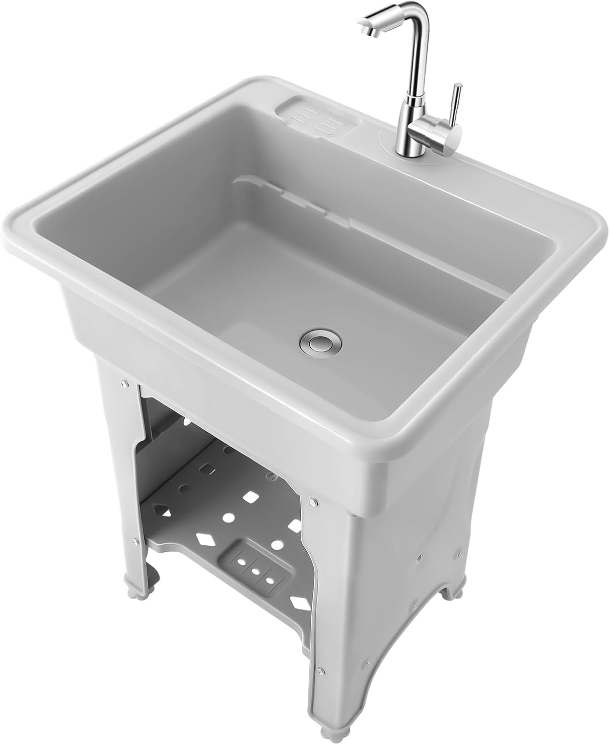 Freestanding Plastic Laundry Sink, 25.59 * 21.65