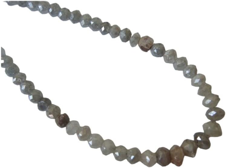 3mm Gray Diamond Faceted Beads, Rough Diamonds, Natural Diamonds, Raw Diamond Faceted Beads For Jewelry (2Beads To 20Beads Options), 3 MM