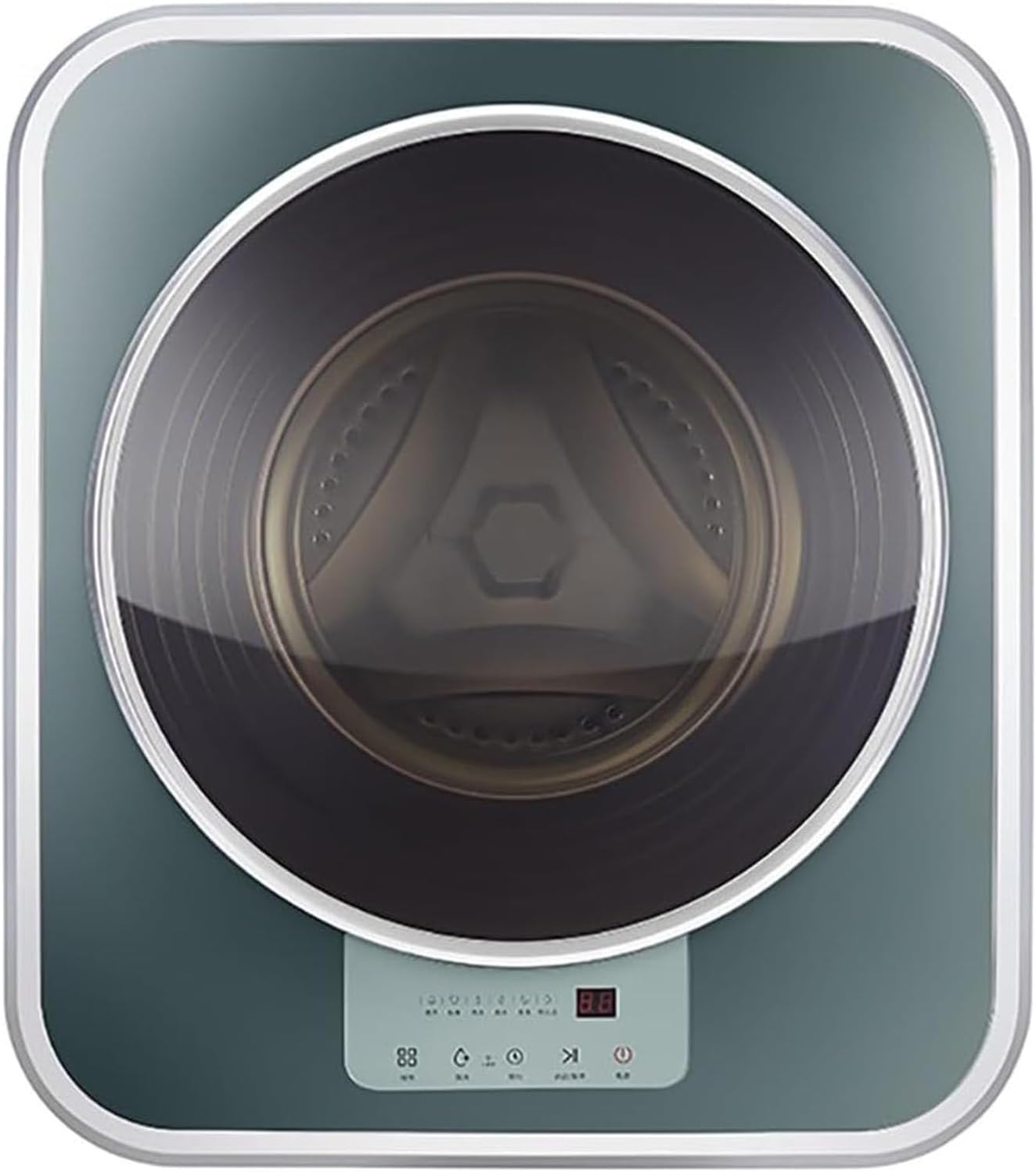 Portable Clothes Washing Machines Wall Mounted Mini Washing Machine Portable Fully Automatic Front Drum Washing Machine Washing Capacity 3kg for Dormitory Travel Washing Machine