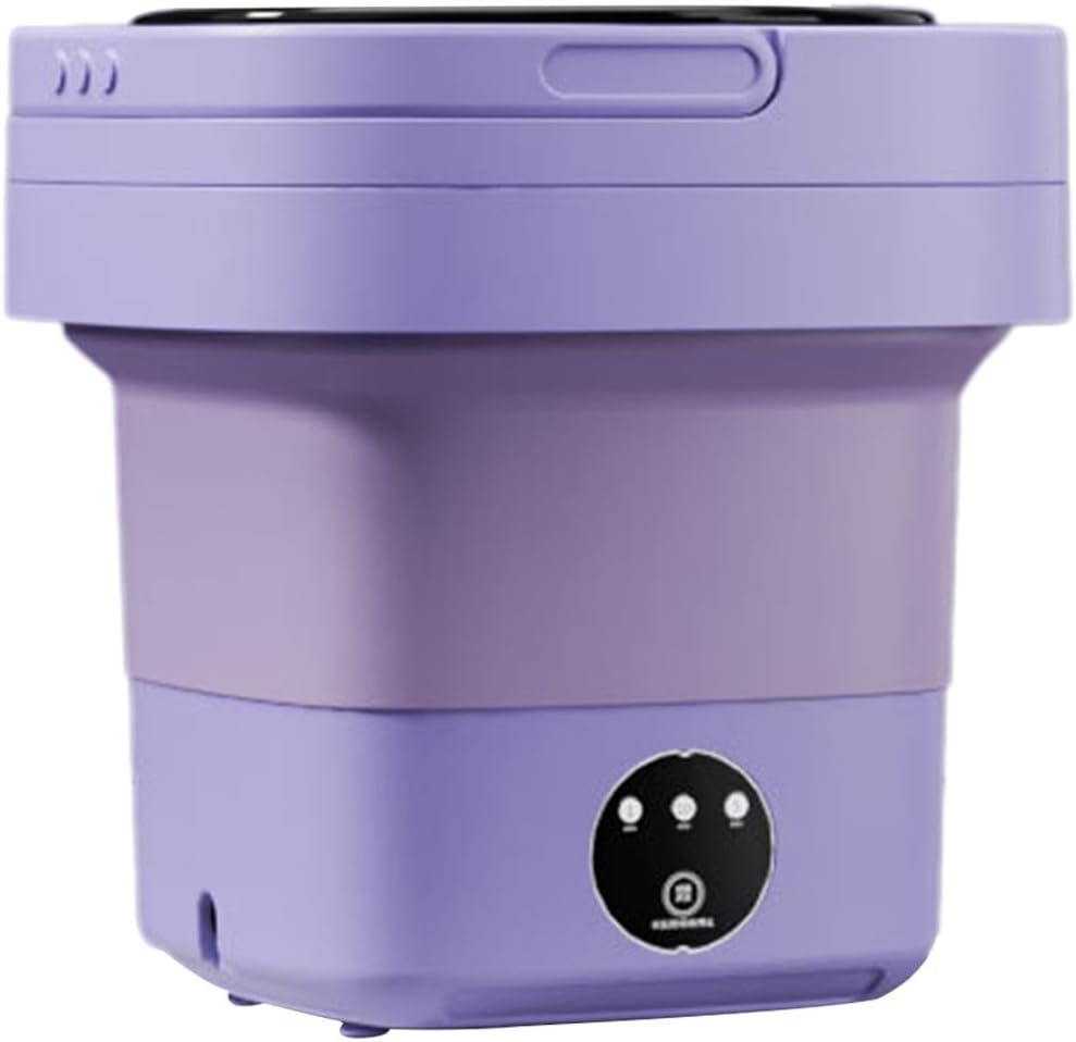 Compact Washer for Travel, Camping, and Small, Violet