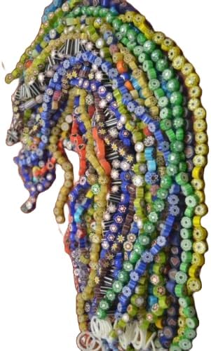 12 Strands ASSORT Chevron Glass Beading Beads 16