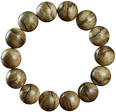 GLW Sumatra Genuine Natural Wild Agarwood Aloewood MALA Prayer Beads 14mm #4678