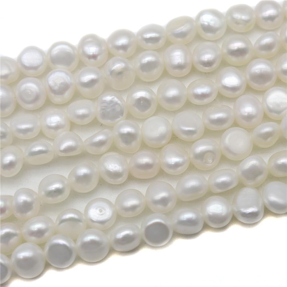 4.5Mm-5Mm Natural Freshwater Pearls Beads Rice-Shaped Circular Flat-Shape Irregular Beads for Jewelry Making Shape 5 500 Pieces