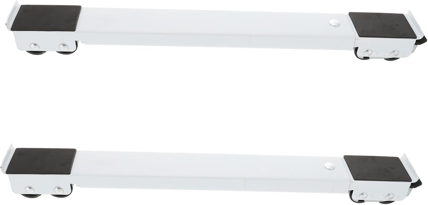 POPETPOP 1set Refrigerator Stand and Washing Machine Mobile Holder Multi-function Base for Easy Moving of Appliances for Laundry Rooms and Kitchens