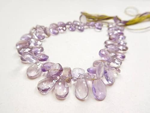 7 inch Strand of Natural Ametrine 5x7-5x9mm pear Faceted briolette Beads for DIY Jewelry Making. |BRIO_00378