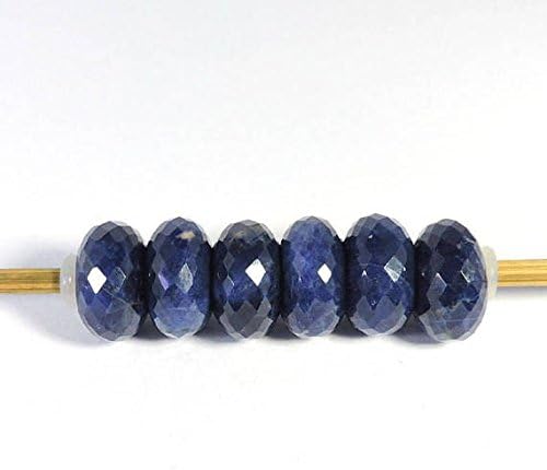 excellent designer royal blue multi gemstone 14x8mm big hole 5mm bracelet charm beads
