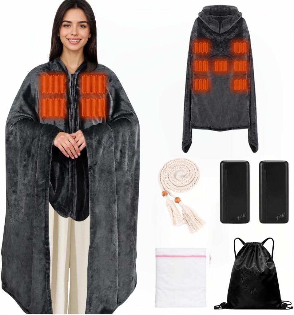 Large Portable Heated Blanket 71