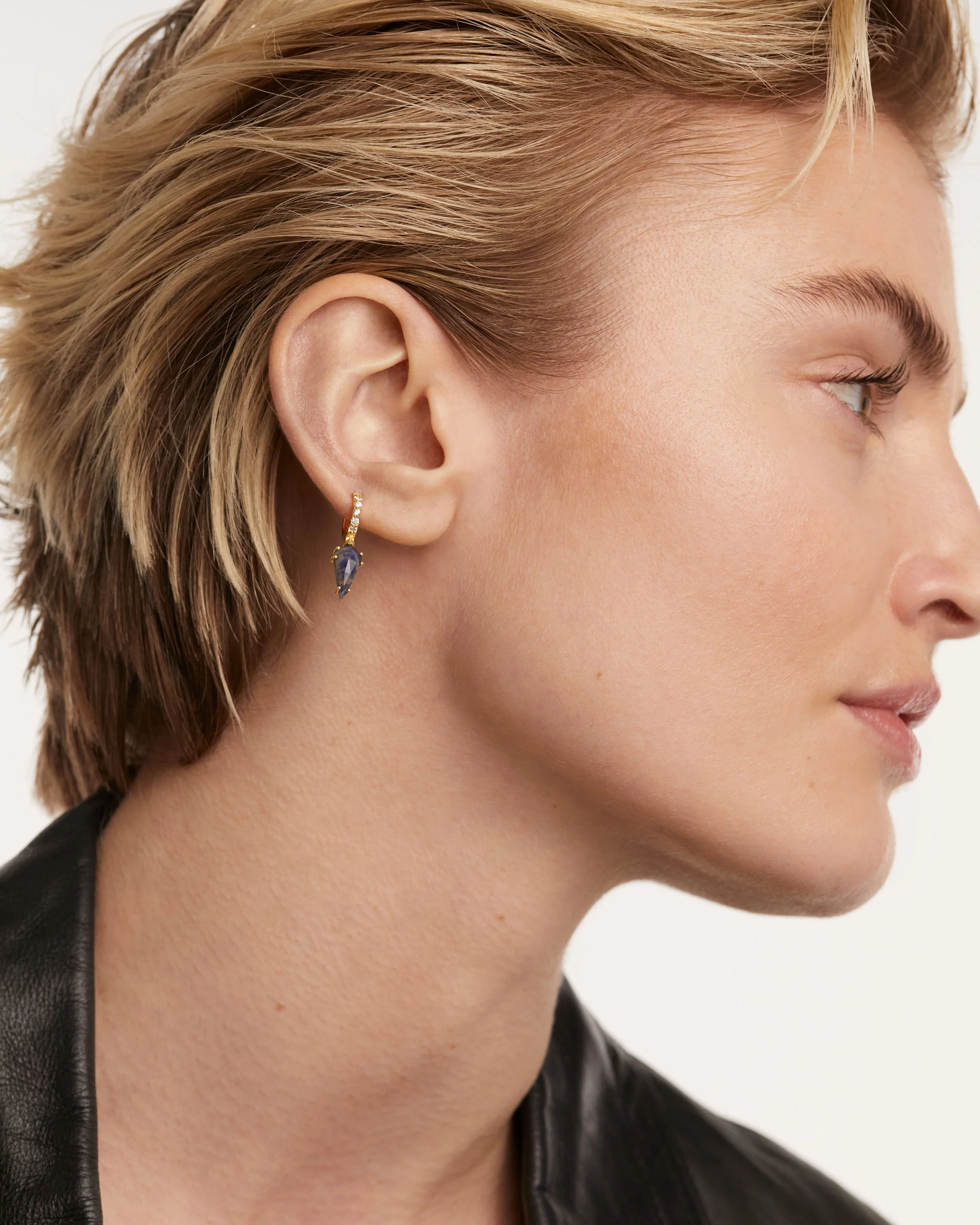 Naoki Sodalite Single Earring