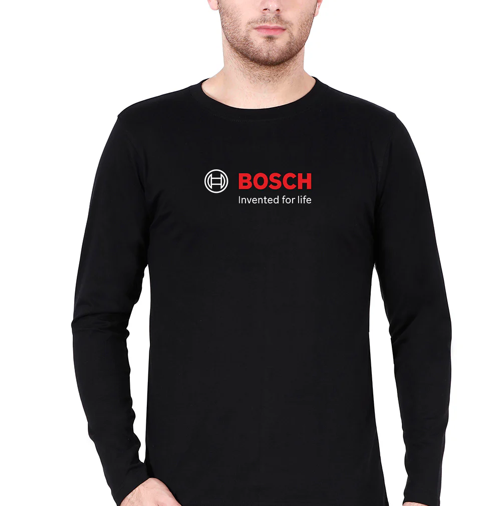 Bosch Full Sleeves T-Shirt for Men