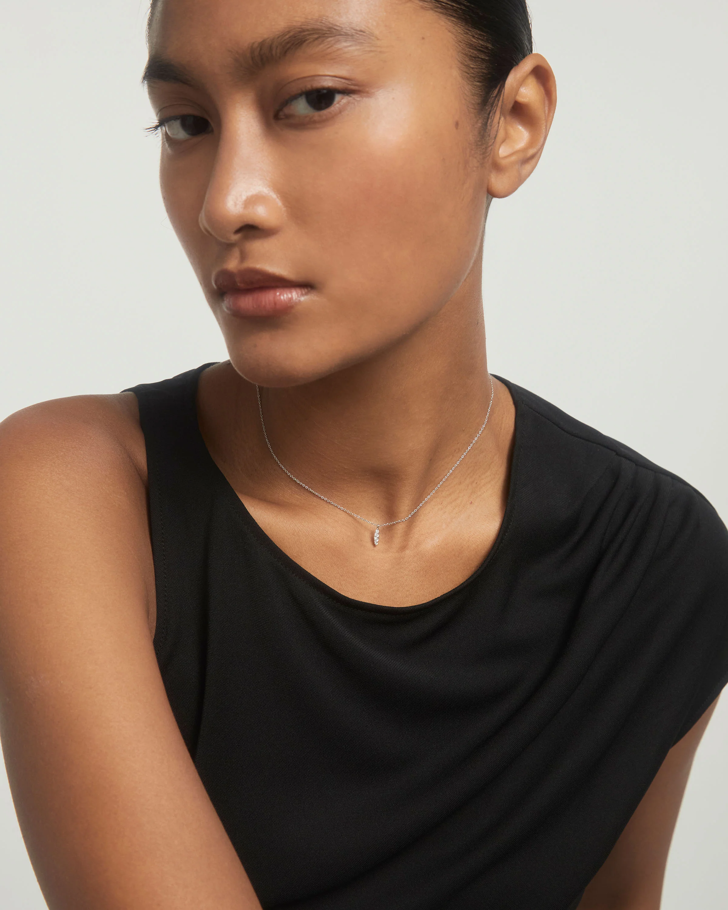 Gala Silver Necklace