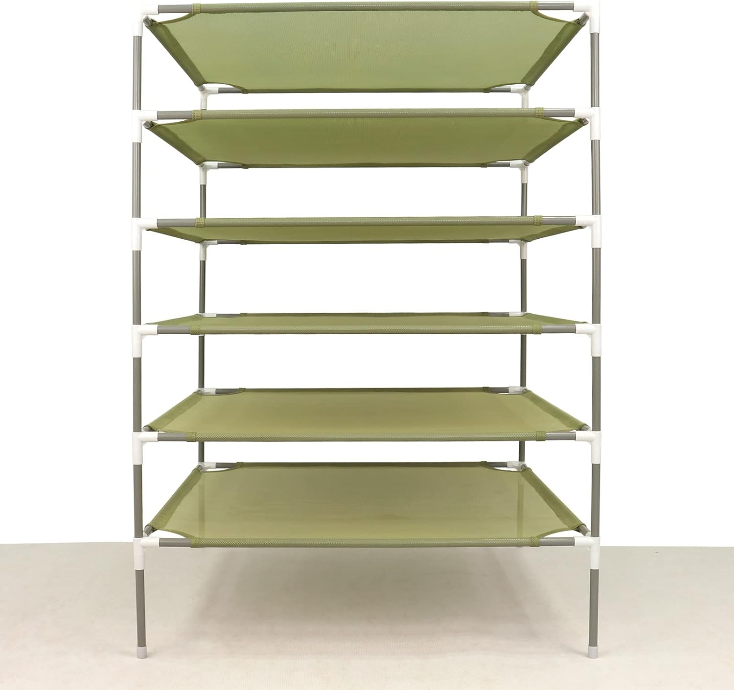 Sweater Drying Rack,6-Layer Flat DryingRack Stackable, Mesh Fabric Clothes Drying Rack Space-Saving Clothes Dryer Rack