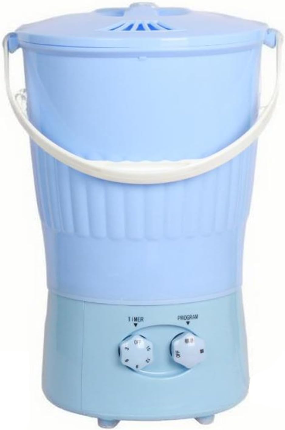 Portable Mini Washing Machine, Small Laundry Washer Semi-Automatic with Rotary Timer Controller, Storable, Split Drums for Home, Dorm, Apartment, RV, Travel, Outdoor(Purple)