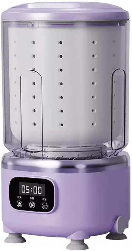 Portable Underwear Washer, 2L Cordless & Rechargeable Mini Laundry System with Rotating Basket,Quiet Energy-Efficient Deep Cleaner for Underwear and Small Clothing