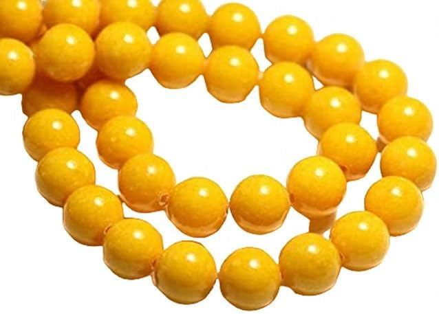 Stone Beads - Jade Balls 10 mm lot of 25 Strands CHIK-STRD-98476