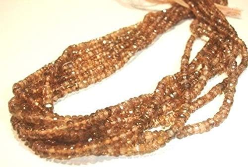 13 inch natural beads strand of 2.5-3mm faceted round andalusite gemstone beads for DIY jewelry - necklace, bracelet, earring, ring.