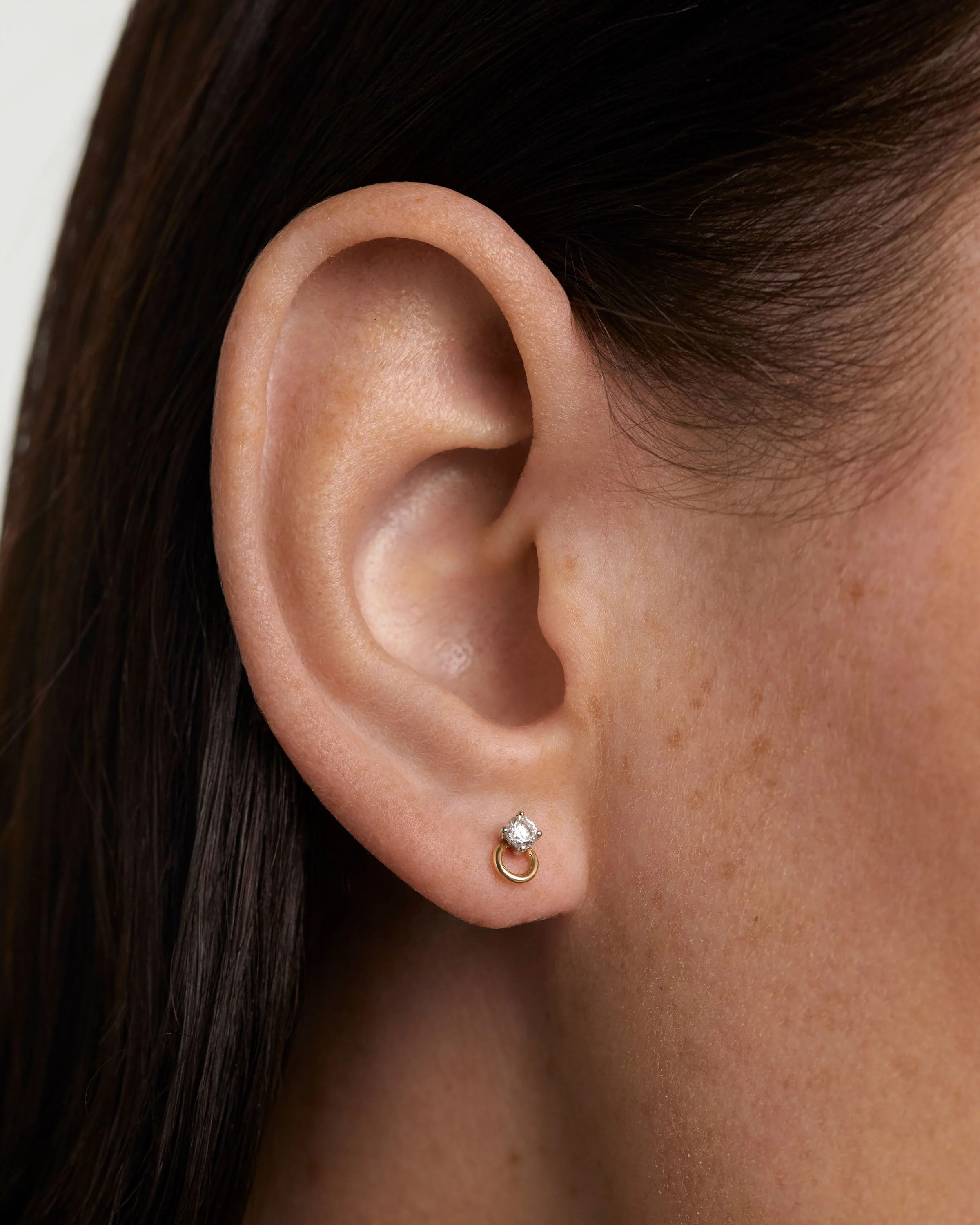 Diamonds And Gold Ari Stud Earrings