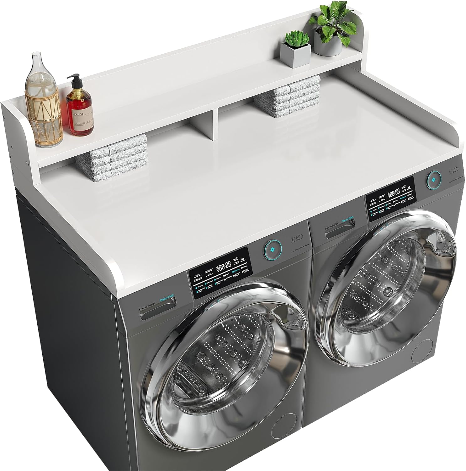 2-Tier Washer Dryer Countertop with 2.75