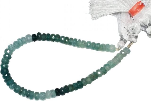 AAA Quality Grandidierite Faceted Rondelle Beads, 6-6.50 mm, 8 Inches Line, Sold Per Line, BL55AA65 CHIK-STNRD-25180
