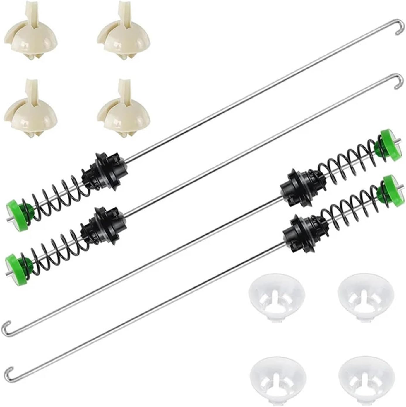 Compatible For Whirlpool, Compatible For Kenmore, N83R W11130362 Washing Machine Suspension Rod Kit - Fits WTW5 1102 Laundry Appliance Replacement Part