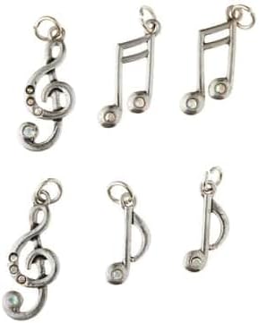 Bead Landing 12 Packs: 6 ct. (72 total) Music Note Charms