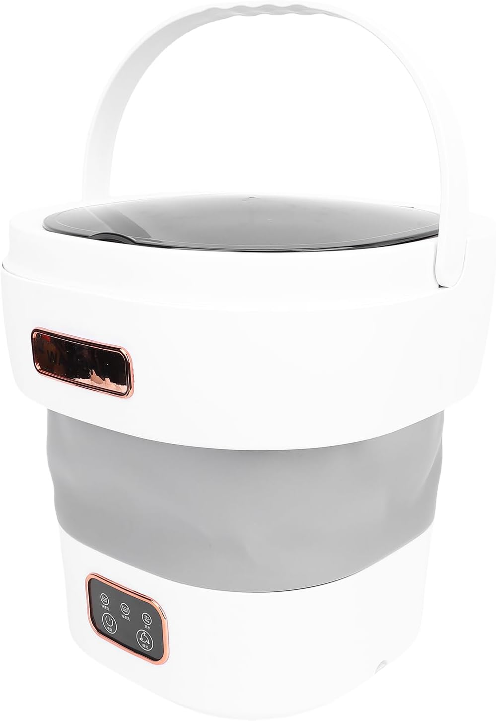 Pssopp Portable Washing Machine, 12L Mini Foldable Effectively Cleaning Laundry Washer for Apartment Hotel Camping RV Travel (US Plug)