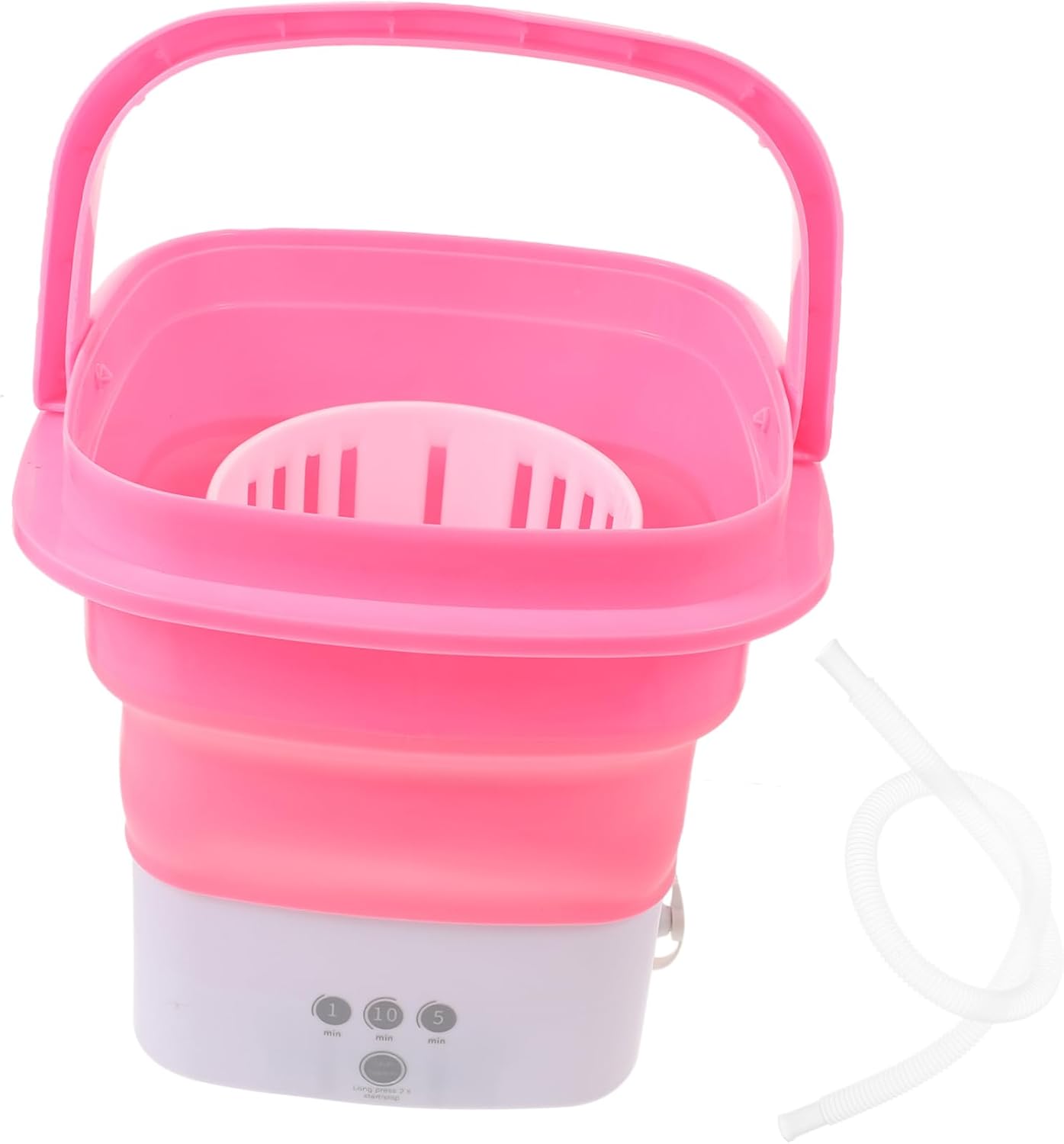 Veemoon Portable Mini Folding Washing Machine Timer and Touch Screen Lightweight Compact Washer for Camping Travel Apartments Automatic Mini Washer for Clothes