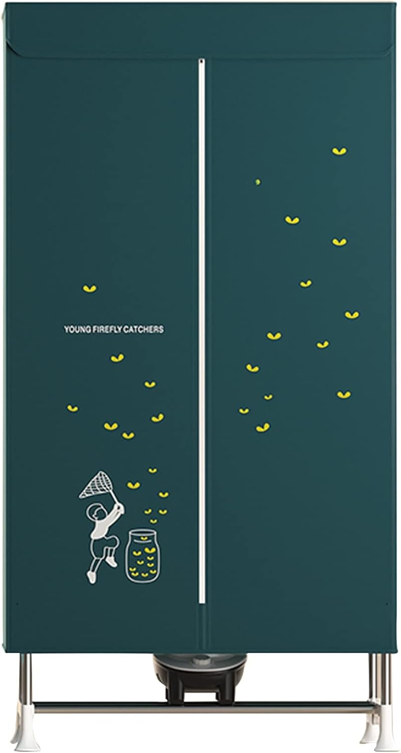 1500W Heated Clothes Airer, Electric Portable Clothes Airer Dryer, Stainless Steel Clothes Drying Racks Load Capacity 15kg, Overheating Protection, Double Layer for Apartment The New