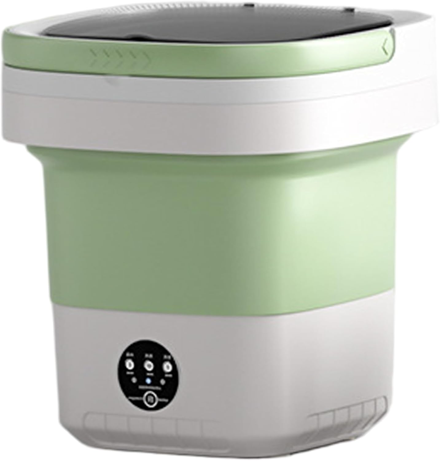 Portable Washing Machine, 12L Foldable Mini Washing Machine with Detachable Draining Basket for Underwear, Baby Clothes Socks Mini Small Portable