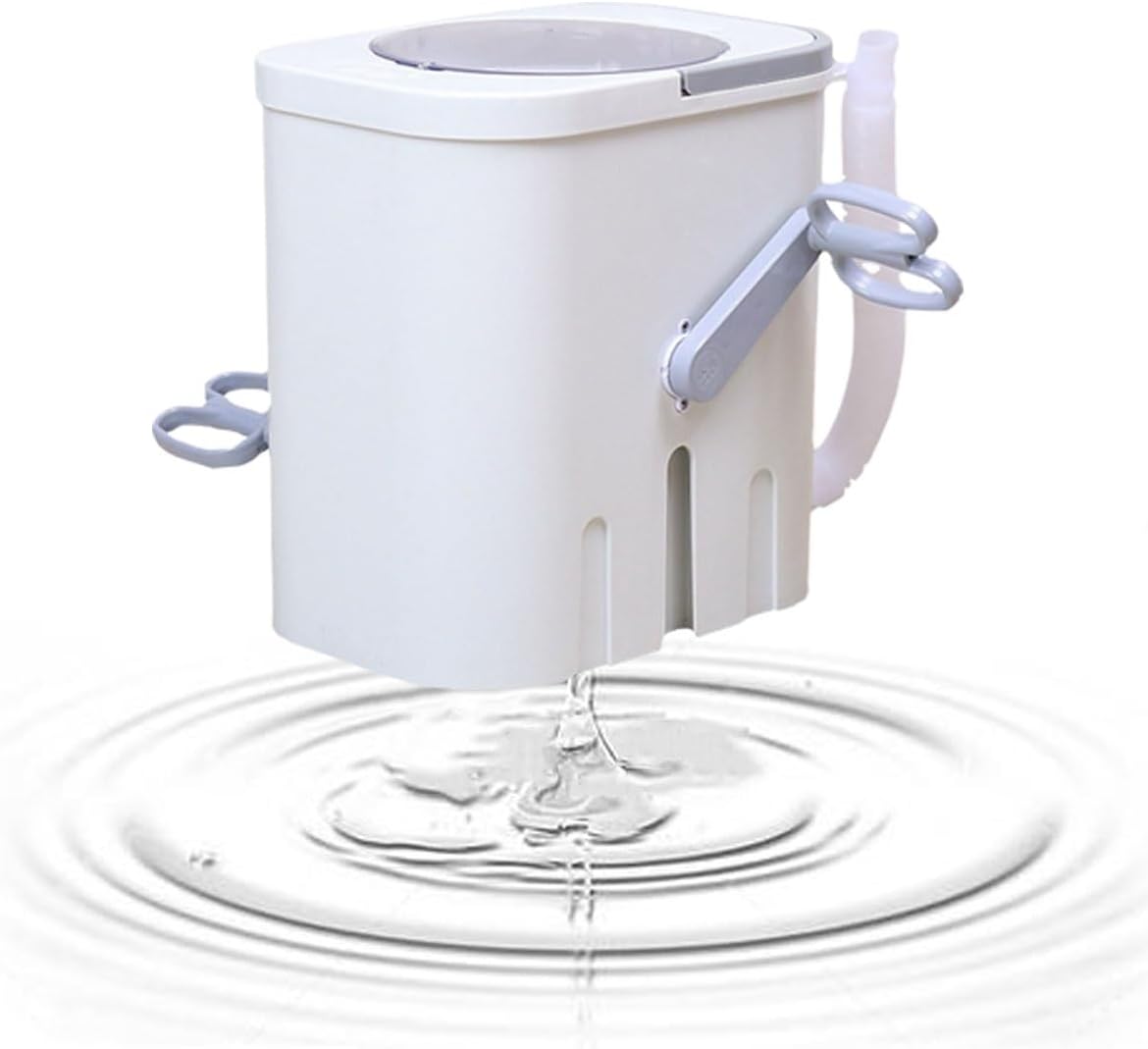 Mini Washer Non Electric 11x15x15in Small Portable Washing Machine With Drain Hose Clean Laundry Anywhere For Cleaning Sock Underwear