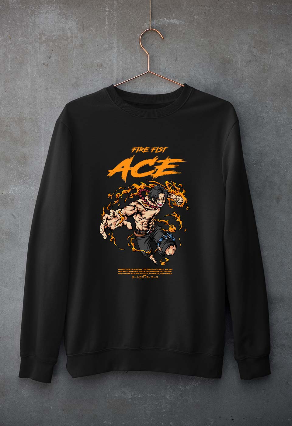 ACE - ONE PIECE Anime Sweatshirt for Men/Women
