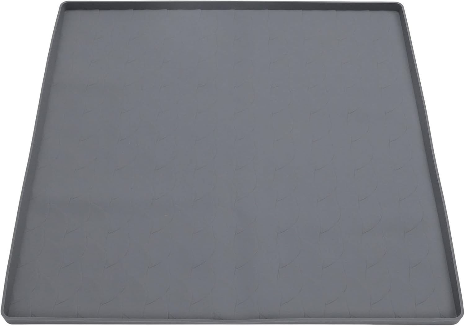 Aramox 2 Pack Washer and Dryer Top Cover Silicone Protector Mat 23.62 x 23.62in for Laundry Kitchen Home Appliances (Gray)