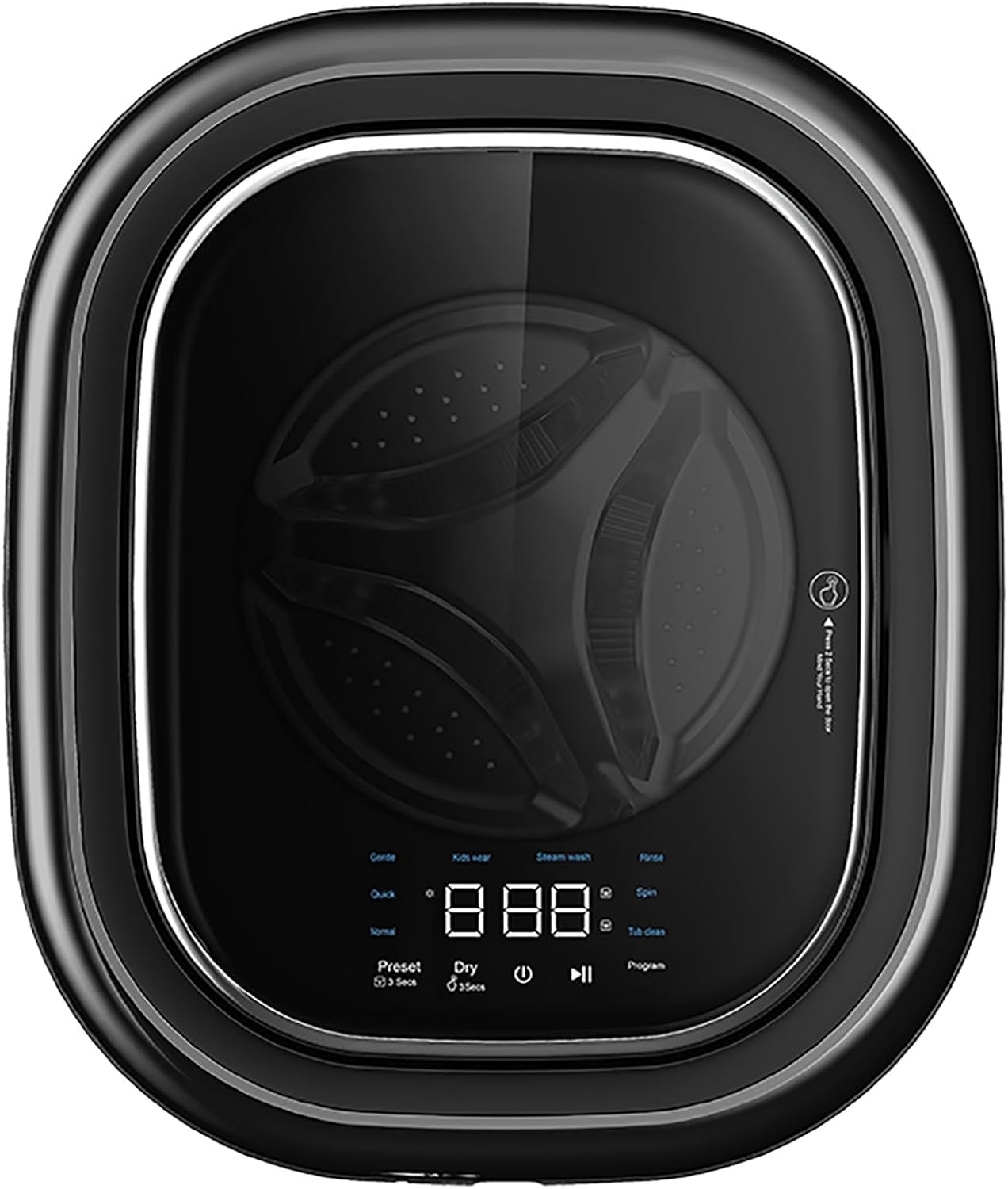 Fully Automatic Washing Machine and Dehydrator, 1450W Wall-mounted Electric Small Washing Machine, Washing Capacity: 3KG, APP Intelligent Control & Alarm, High Temperature Boiling Washing