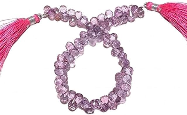 Coated Crystal Bead, Micro Faceted Briolette Beads, Tear Drop Beads 8x12mm Beads, 8 Inch lot of 10 Strands CHIK-STRD-94340