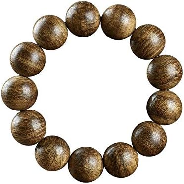 GLW Kalimantan Buddhis Prayer Beads Genuine Natural Wild Agarwood Aloewood 16mm#4676