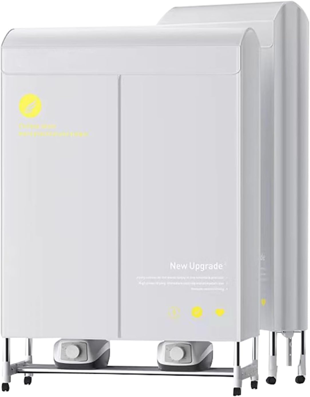 Electric Clothes Dryer, Indoor, 2 Tier Folding Heated Clothes Airer 1080L 40Kg Great Capacity Electric Drying Rack 2X1000W Low Energy with Timing & Remote Control Dryer Rack L